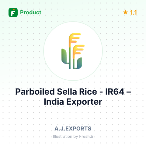 Parboiled Sella Rice - IR64 – summary card, no photo uploaded yet