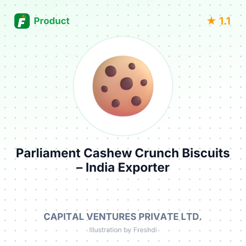 Parliament Cashew Crunch Biscuits – summary card, no photo uploaded yet
