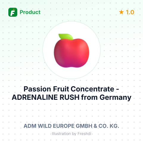 Passion Fruit Concentrate - ADRENALINE RUSH – summary card, no photo uploaded yet