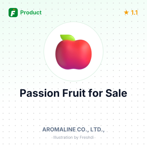 Passion Fruit Flavor – summary card, no photo uploaded yet
