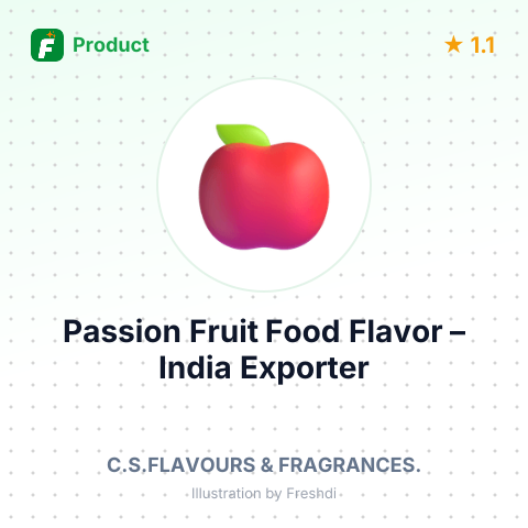 Passion Fruit Food Flavor – summary card, no photo uploaded yet