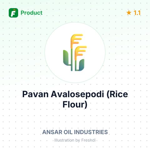 Pavan Avalosepodi (Rice Flour) – summary card, no photo uploaded yet