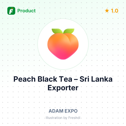 Peach Black Tea – summary card, no photo uploaded yet
