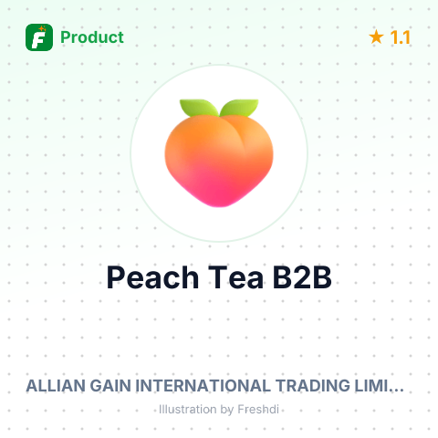 Peach Cranberry Green Tea – summary card, no photo uploaded yet