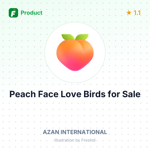 Peach Face Love Birds – summary card, no photo uploaded yet