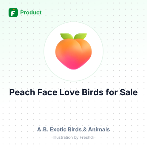 Peach Face Love Birds – summary card, no photo uploaded yet