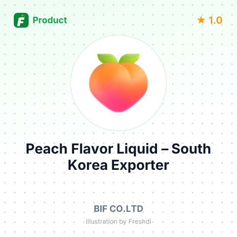 Peach Flavor Liquid (Alcohol-Free) – summary card, no photo uploaded yet