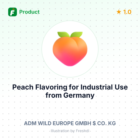 Peach Flavoring for Industrial Use – summary card, no photo uploaded yet