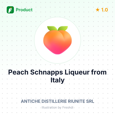 Peach Schnapps Liqueur – summary card, no photo uploaded yet
