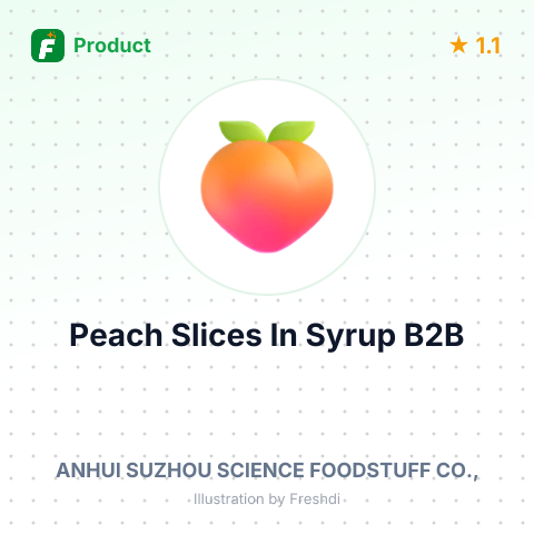 Peach Slices in Syrup and Pear Juice – summary card, no photo uploaded yet