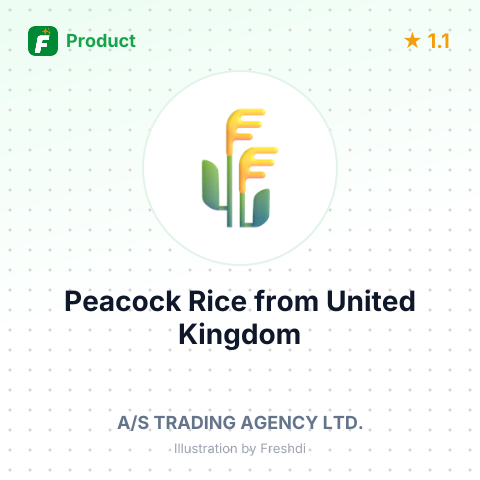 Peacock Rice – summary card, no photo uploaded yet