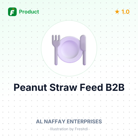 Peanut Straw Animal Feed – summary card, no photo uploaded yet