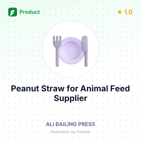 Peanut Straw for Animal Feed – summary card, no photo uploaded yet