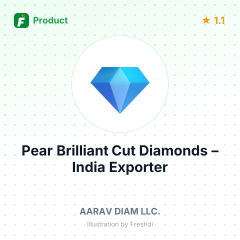 Pear Brilliant Cut Diamonds – summary card, no photo uploaded yet