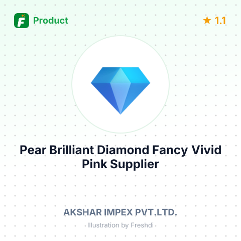 Pear Brilliant Diamond Fancy Vivid Pink – product summary card, no photo uploaded yet