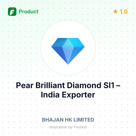 Pear Brilliant Diamond SI1 – summary card, no photo uploaded yet