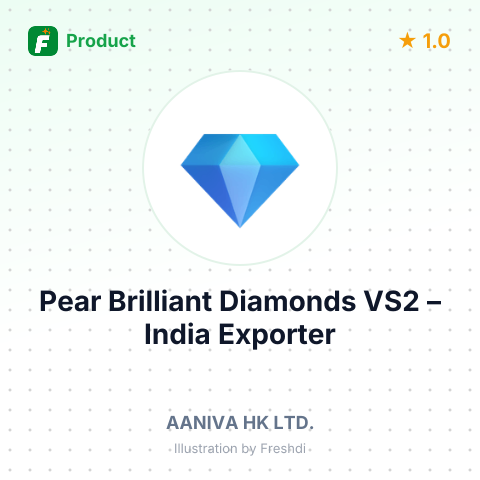 Pear Brilliant Diamonds VS2 – summary card, no photo uploaded yet