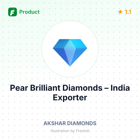 Pear Brilliant Diamonds – product summary card, no photo uploaded yet