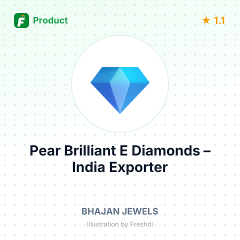 Pear Brilliant E Diamonds – summary card, no photo uploaded yet