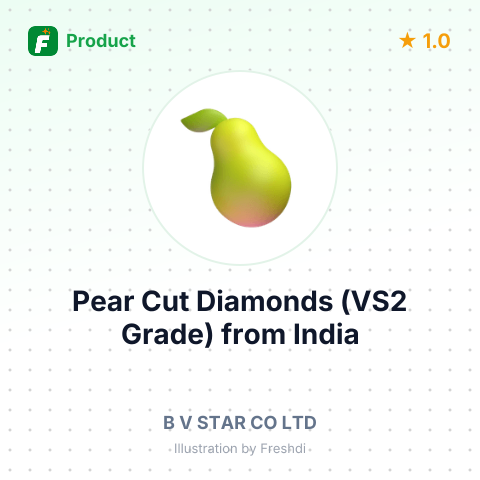 Pear Cut Diamonds (VS2 Grade) – summary card, no photo uploaded yet