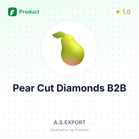 Pear Cut Diamonds – product summary card, no photo uploaded yet