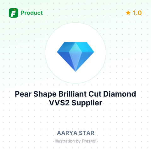 Pear Shape Brilliant Cut Diamond VVS2 – summary card, no photo uploaded yet