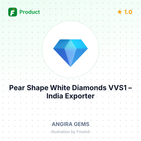 Pear Shape White Diamonds VVS1 – summary card, no photo uploaded yet