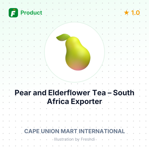 Pear and Elderflower Tea – summary card, no photo uploaded yet