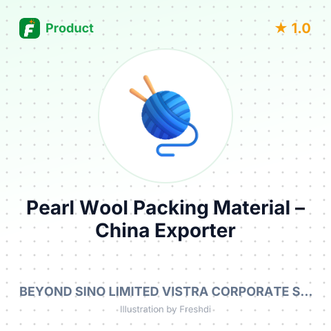 Pearl Wool Packing Material – summary card, no photo uploaded yet