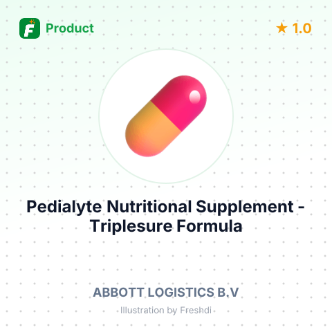 Pedialyte Nutritional Supplement - Triplesure Formula – summary card, no photo uploaded yet
