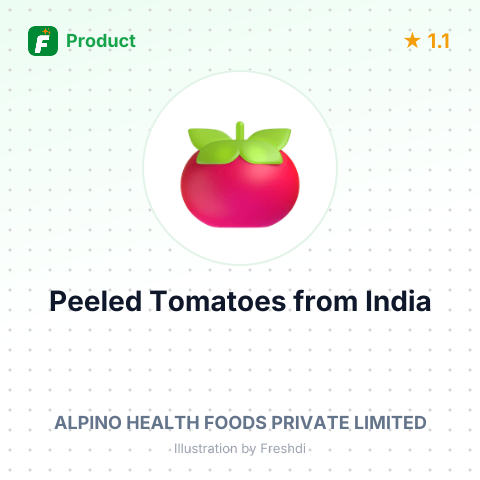 Peeled Tomatoes – product summary card, no photo uploaded yet