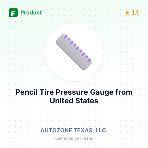 Pencil Tire Pressure Gauge – summary card, no photo uploaded yet