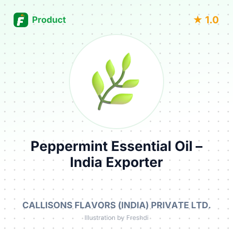 Peppermint Essential Oil – summary card, no photo uploaded yet