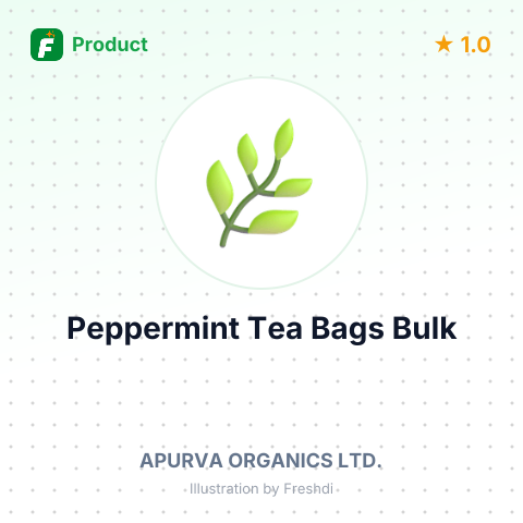 Peppermint Packaged Tea Bags – summary card, no photo uploaded yet