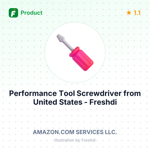 Performance Tool Screwdriver – summary card, no photo uploaded yet