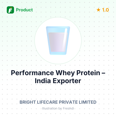 Performance Whey Protein – summary card, no photo uploaded yet