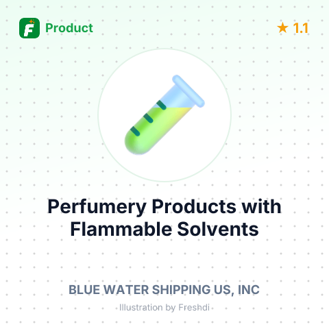 Perfumery Products with Flammable Solvents – summary card, no photo uploaded yet