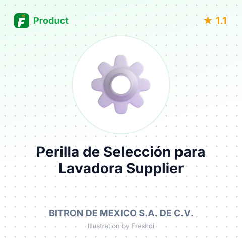 Perilla de Selección para Lavadora – summary card, no photo uploaded yet