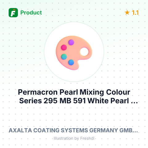 Permacron Pearl Mixing Colour Series 295 MB 591 White Pearl Pigment – summary card, no photo uploaded yet