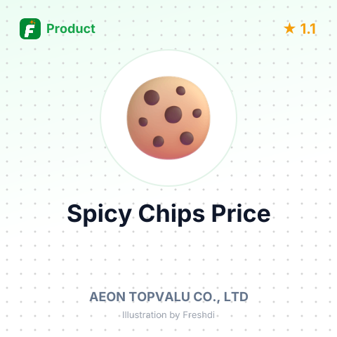 Persimmon Seed-shaped Spicy Chips – summary card, no photo uploaded yet