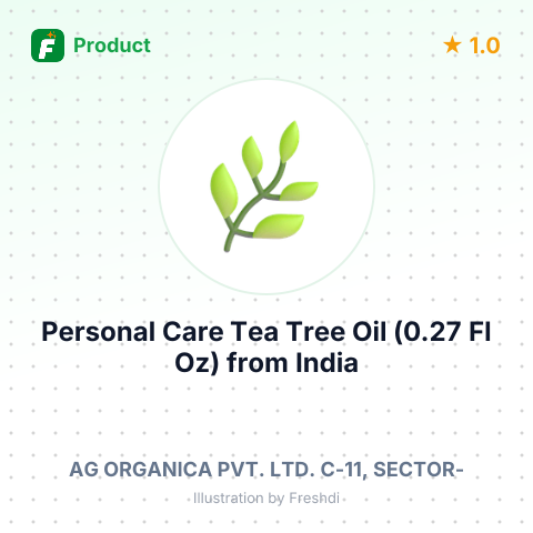 Personal Care Tea Tree Oil (0.27 Fl Oz) – summary card, no photo uploaded yet