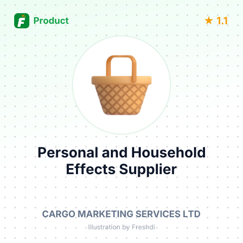 Personal and Household Effects – summary card, no photo uploaded yet