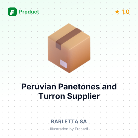 Peruvian Panetones and Turron – product summary card, no photo uploaded yet