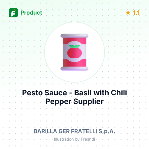 Pesto Sauce - Basil with Chili Pepper – summary card, no photo uploaded yet