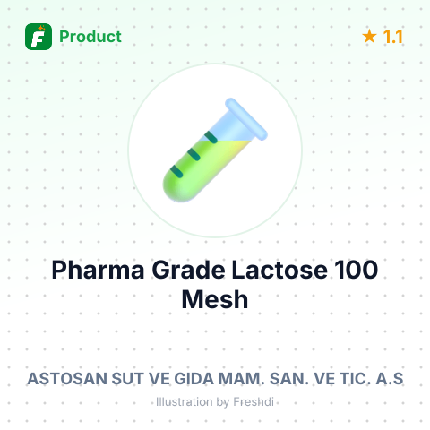 Pharma Grade Lactose 100 Mesh – summary card, no photo uploaded yet