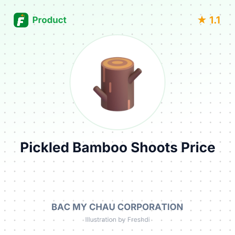 Pickled Bamboo Shoots Grade B – summary card, no photo uploaded yet