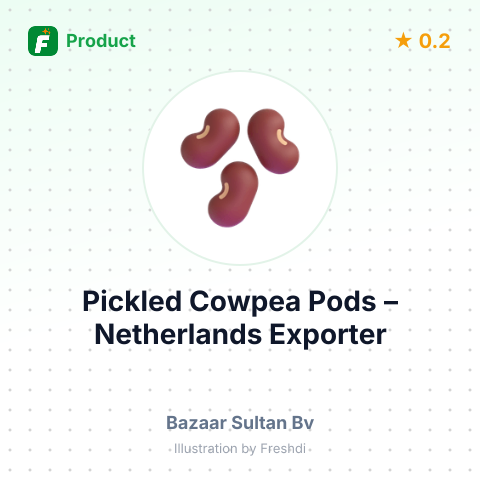Pickled Cowpea Pods (Marinated String Beans) – summary card, no photo uploaded yet
