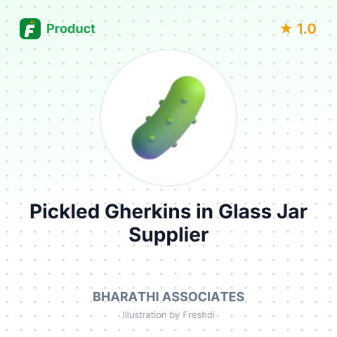 Pickled Gherkins in Glass Jar – summary card, no photo uploaded yet