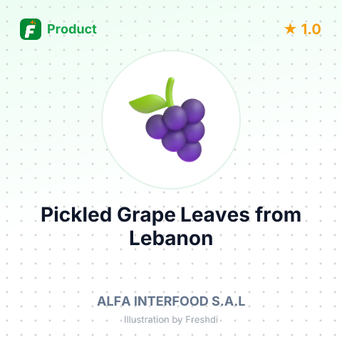 Pickled Grape Leaves – summary card, no photo uploaded yet