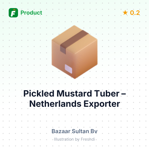 Pickled Mustard Tuber – summary card, no photo uploaded yet